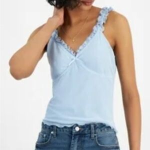 Madden Girl light blue tank new with tags